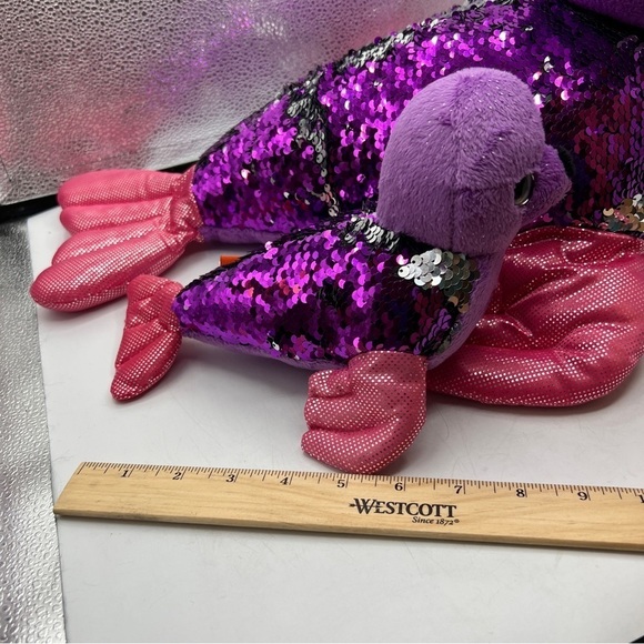 Adventure Planet Color Changing Sequin 2 Piece Seal Toy Plush Stuffed Animals - Picture 6 of 13